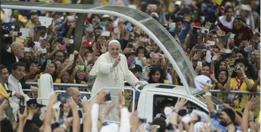 Durante la visita del Papa Francisco a Colombia, los drones estarán prohibidos.