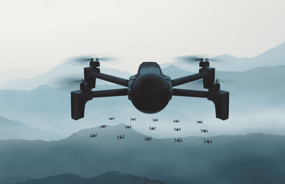 enjambre de drones ces 2021